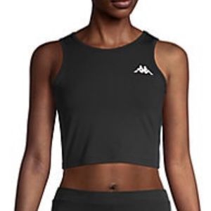 Kappa black crop top